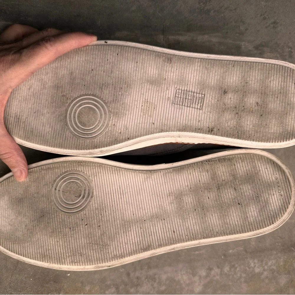 Allen Edmonds Randolph Slip-On Loafers – Gray Suede & Leather Trim – Men’s 9 3E